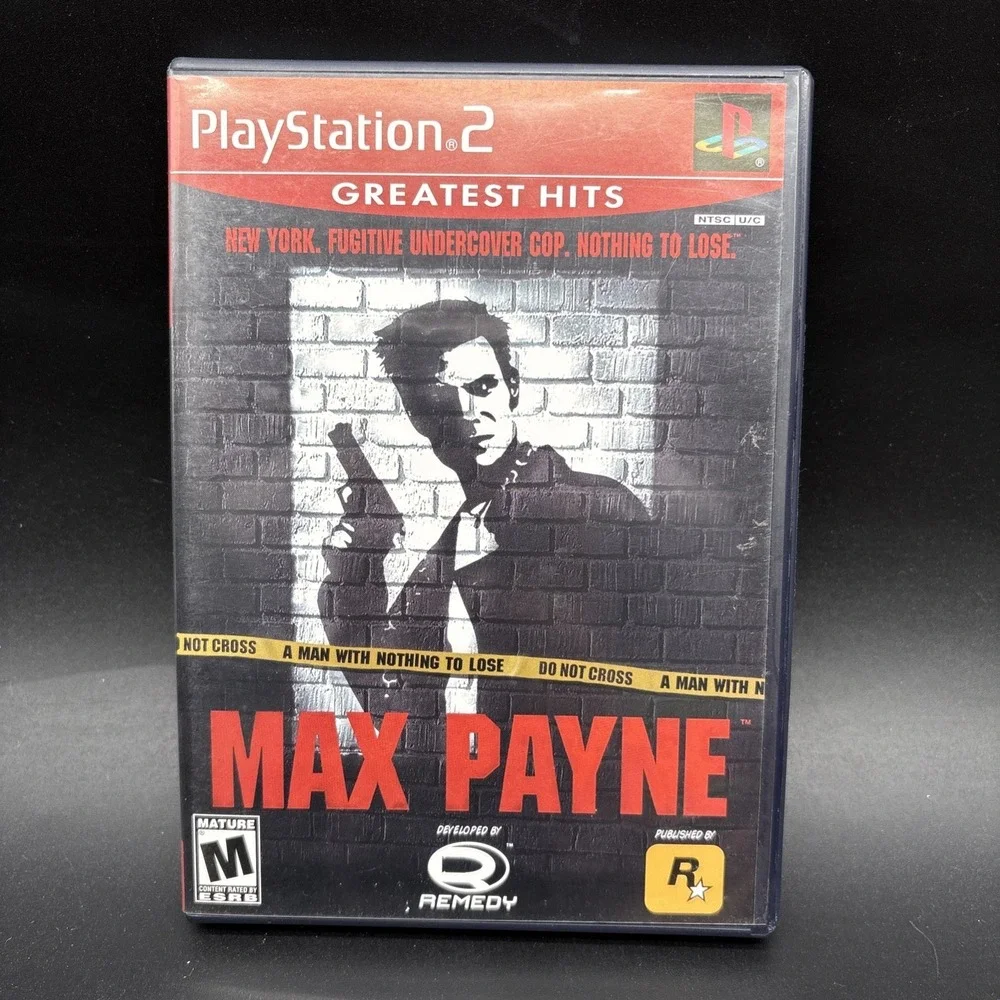 Max Payne (Sony PlayStation 2, 2001) CIB With Manual